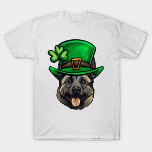 Funny St Patricks Day Norwegian Elkhound T-Shirt